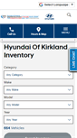 Mobile Screenshot of hyundaiofkirkland.com