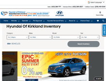 Tablet Screenshot of hyundaiofkirkland.com